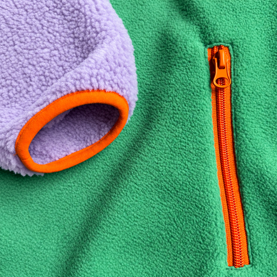 Aspen Sherpa Fleece Dress – Lavender &amp; Sage