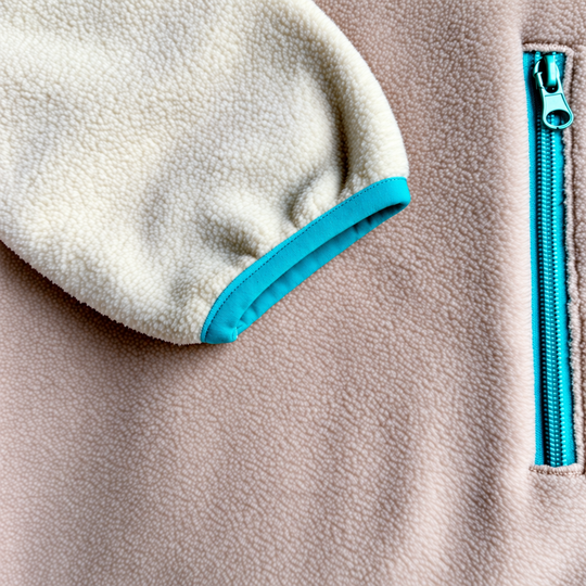 Oasis Cropped Fleece – Ivory &amp; Sand Beige