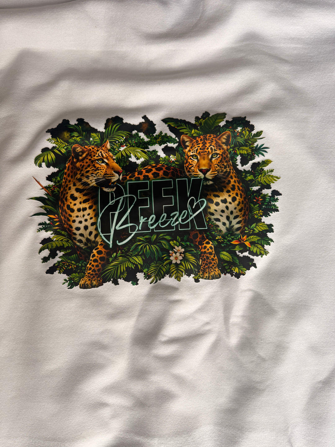 Chandail Crewneck Léopard