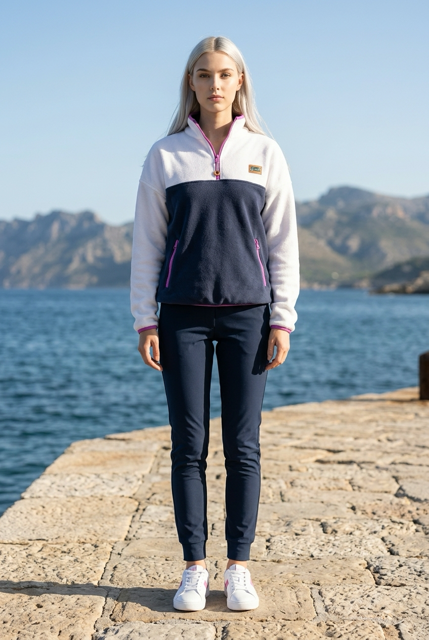 ⏳ PRÉCOMMANDE Début Juillet - Polar court Lila Marine