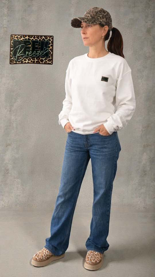 Chandail Crewneck Léopard