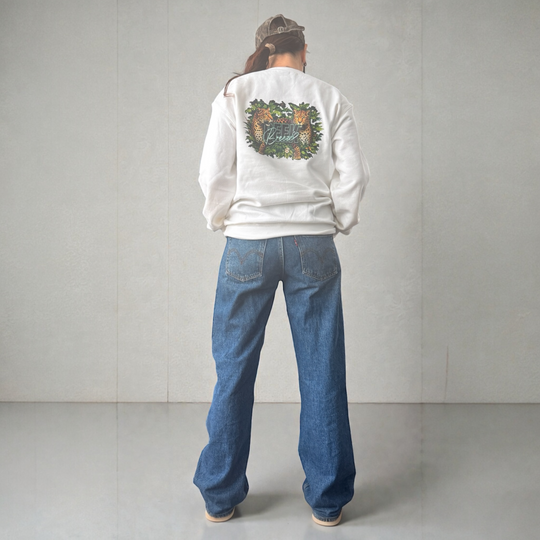 Chandail Crewneck Léopard