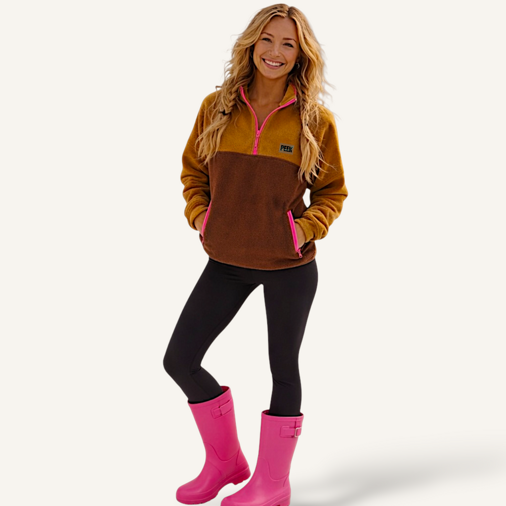 Warm women's fleece jumper – Comfortable outdoor fleece