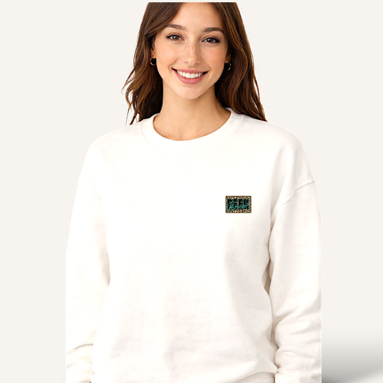 Chandail Crewneck Léopard