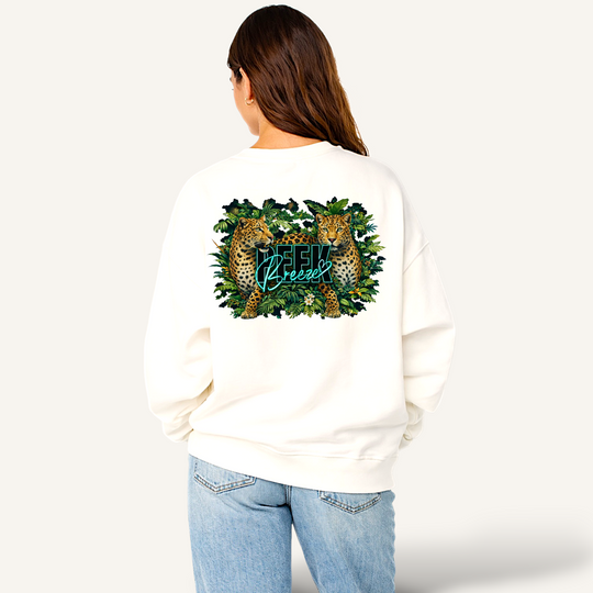 Chandail Crewneck Léopard