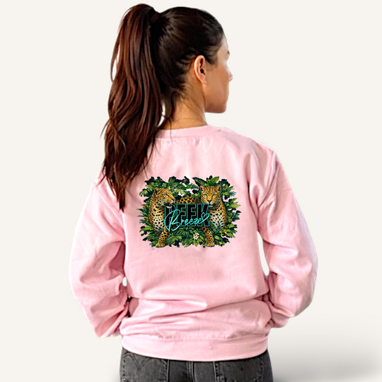 Chandail Crewneck Léopard