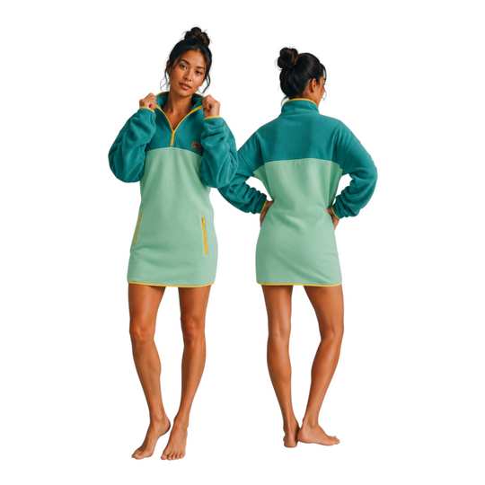 Robe Polar Verte Océan