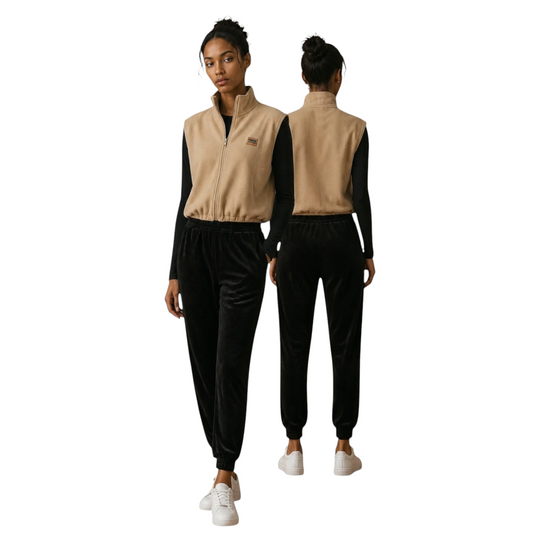 Veste polaire Beige