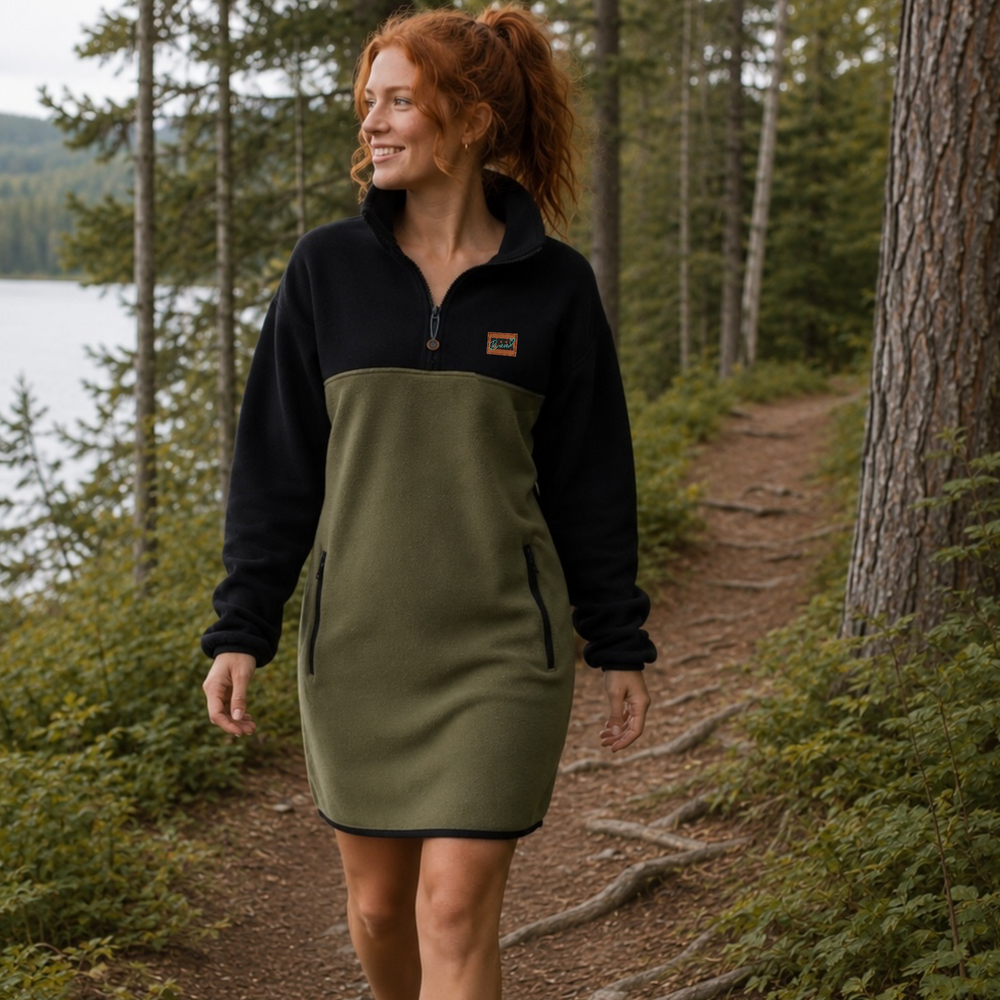 Robe Polar Kaki Noir