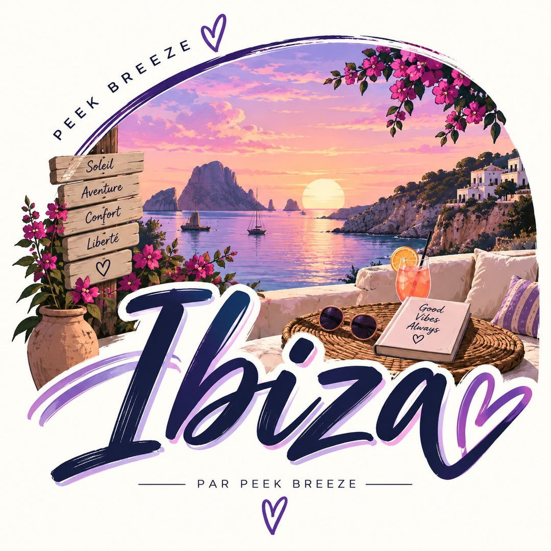 Ibiza Cropped Fleece – Lilac &amp; Navy